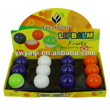 Billige beliebte feuchtigkeitsspendende Ball Lippenbalsam in Tischtennis-Ball